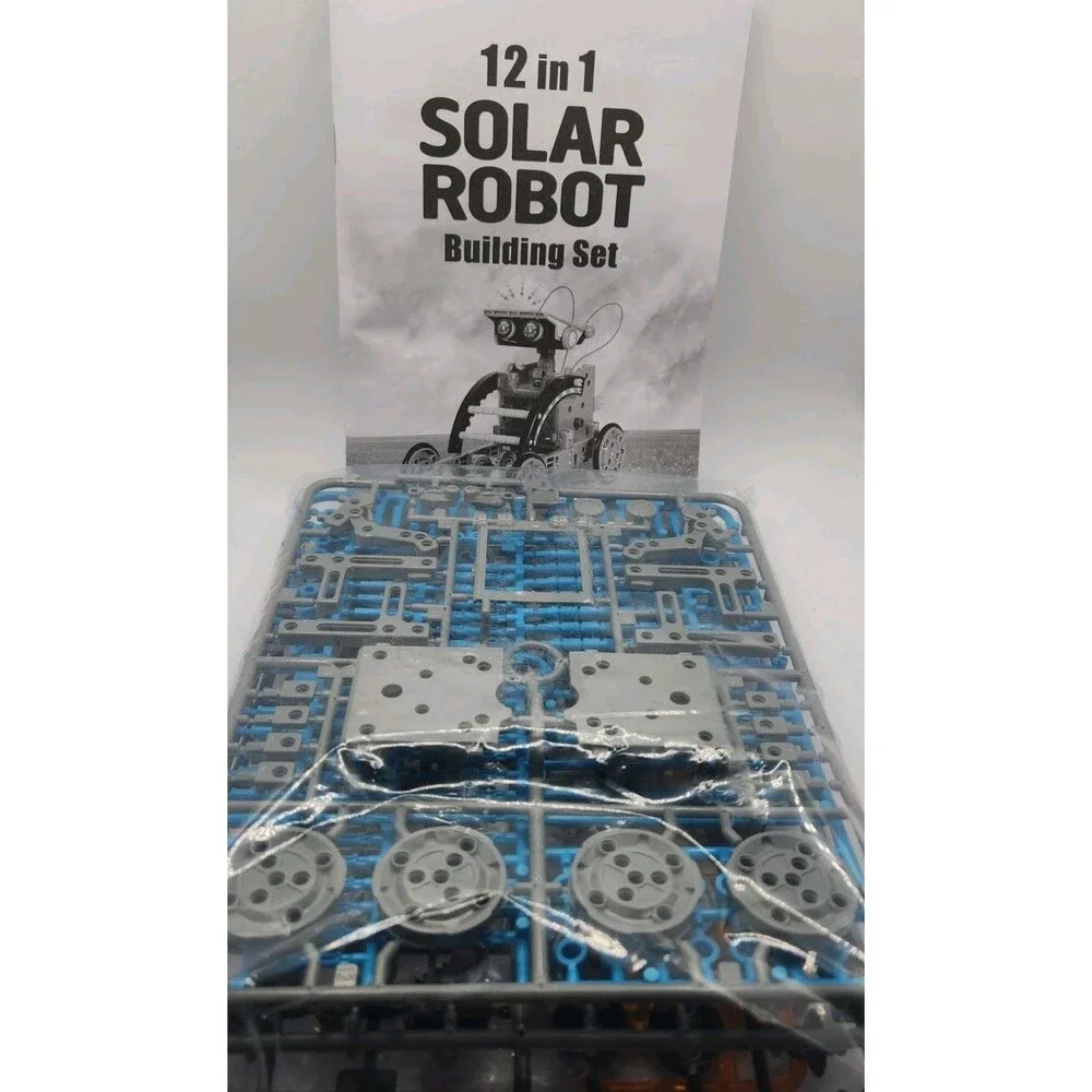 NEW-Science STEM Solar Powered Robot Kit 12-in-1 Science Toys for Kids Age 8+